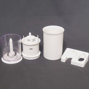 Braun Handblender Replacement Chopper Cup Blade Cup Whipping Att MR380/370/360